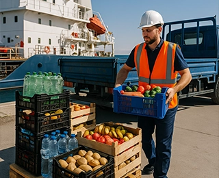 Food & Fresh Water Logistics: Keeping the Crew Going
